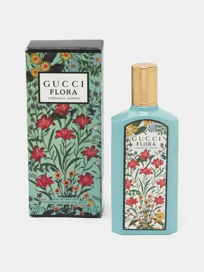Парфюмерная вода Gucci Flora gorgeus Gardenia, элегантные цветы ifori, 100 мл