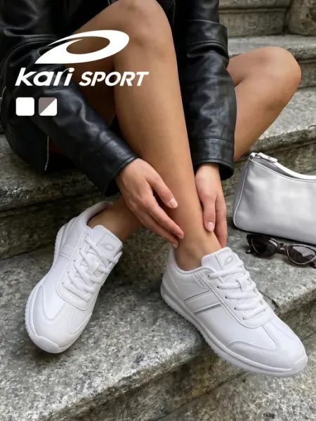 Кроссовки женские осенние белые повседневные легкие Kari
