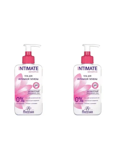 Floresan флоресан intimate гель для интимной гигиены делик 250мл 2 шт