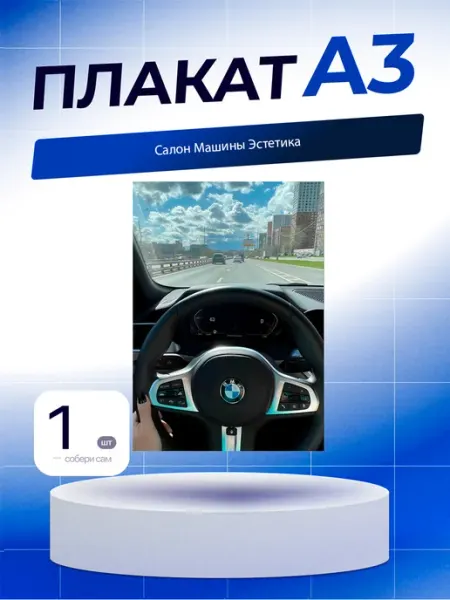 Постер Салон Машины Эстетика. А3 (29,7х42см)