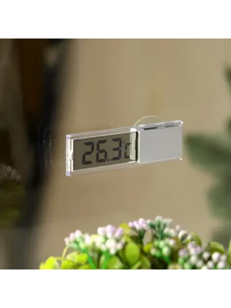 Электронный уличный термометр с присоской прозрачный Luazon Home
