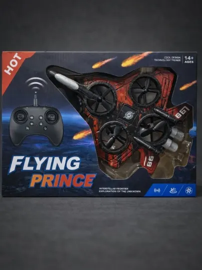 Радиоуправляемый квадрокоптер-истребитель Flying Prince