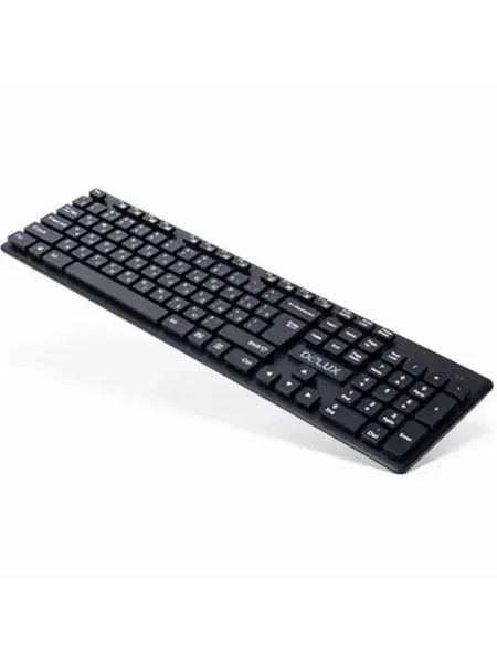Клавиатура DLK-150GB беспроводная тонкая для компьютера Delux