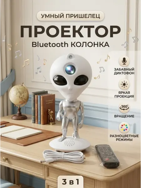 Проектор звездного неба Астронавт с пультом Homely store