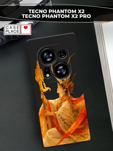Чехол на Phantom X2 Phantom X2 Pro с девушкой TECNO