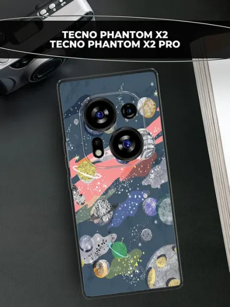 Чехол на Phantom X2 Phantom X2 Pro космос TECNO