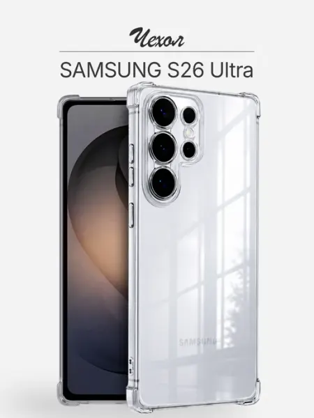 Чехол S26 Ultra прозрачный противоударный Samsung