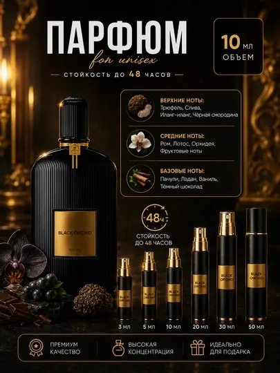 Tom Ford Black Orchid это сильный мужской парфюм