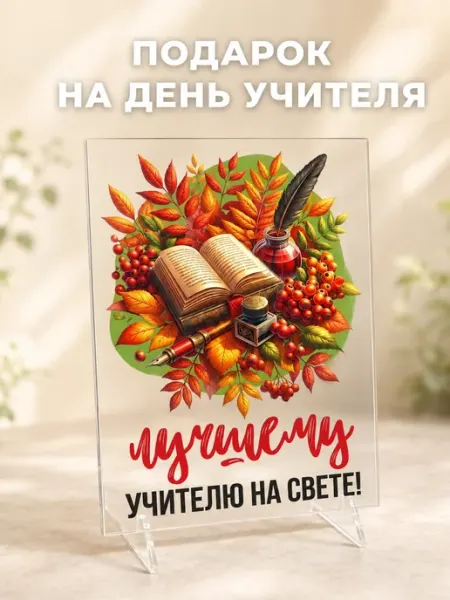 Подарок на День учителя, открытка Onprint