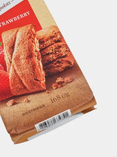 Печенье Lovita с клубничной начинкой, 168 г - Печенье