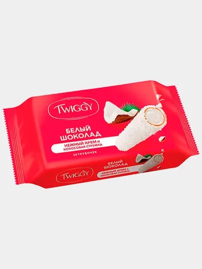 Конфеты Twiggy, с кокосовыми сливками, 185 г - Конфеты в коробках, подарочные наборы