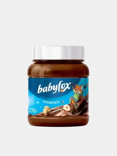 Шоколадно-ореховая паста Babyfox 270г - Шоколадная, ореховая паста