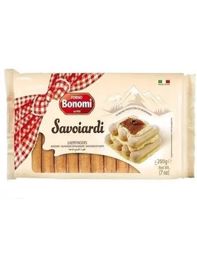 Печенье сахарное Савоярди Bonomi Ladyfingers, для тирамису, бисквитное печенье - Печенье