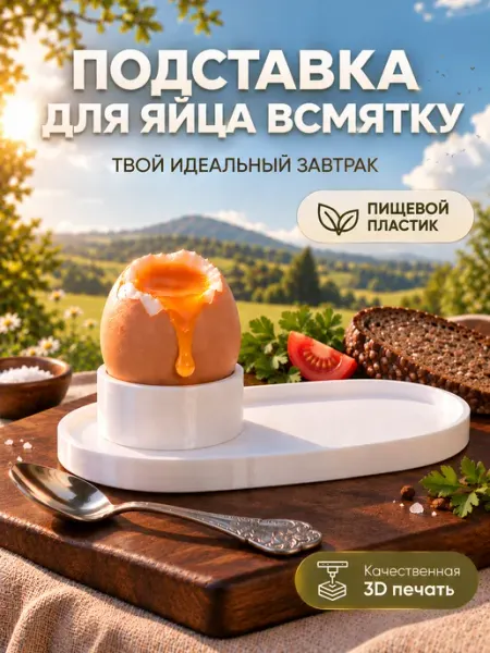 Подставка для яйца всмятку пластик