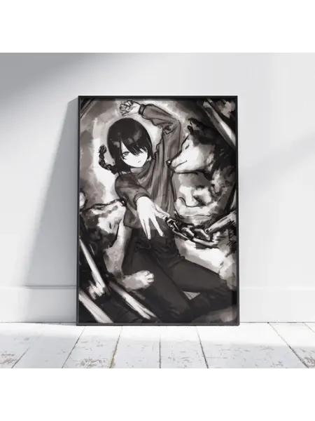 Плакат Человек Бензопила (Наюта 1) - Постер A4 30x21 см HEAVEN POSTER