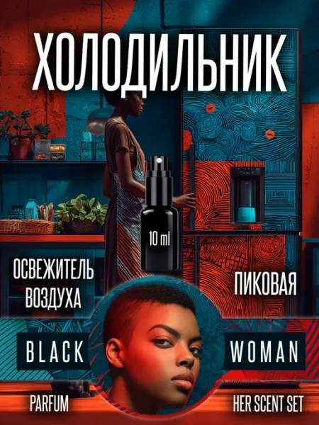 Натуральный аромат для дома свежий холодильник Black Woman