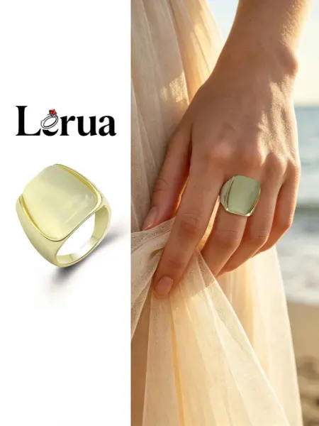 Крупное кольцо с кошачьим глазом Lerua