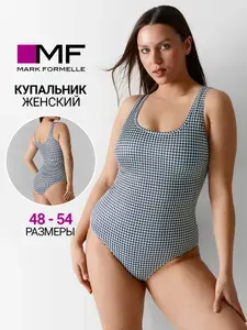 Купальник слитный Mark Formelle слитный утягивающий большие размеры