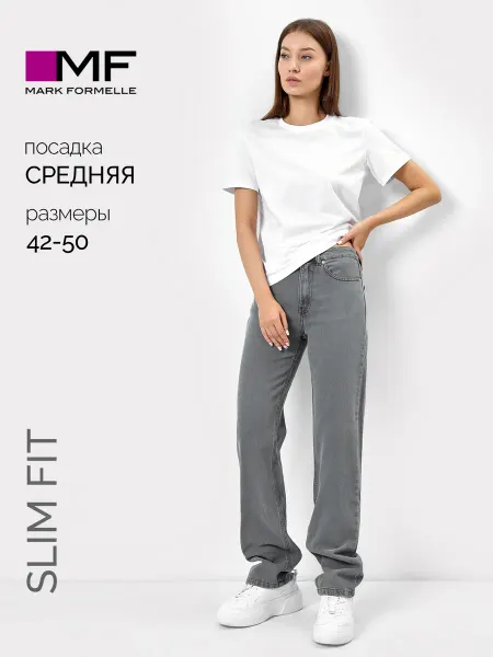 Mark Formelle Джинсы прямые средняя посадка