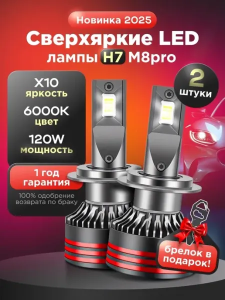 Автомобильные светодиодные лампы h7 OCEAN LED