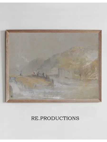 Re.productions Постер Foul by God River - Joseph Mallord William Turner