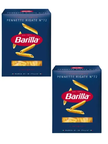 Макаронные изделия Pennette Rigate №72, 450 г, 2 шт Barilla
