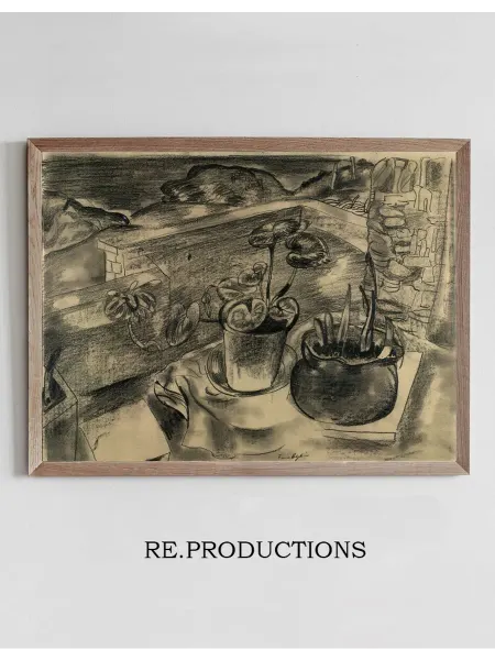 Re.productions Постер Still life in landscape - Frances Hodgkins