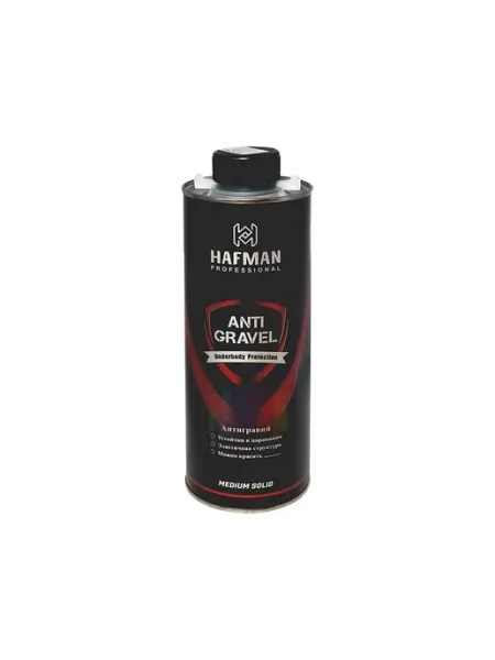 Anti Gravel Plus Антигравий автомобильный черный 1 л Hafman