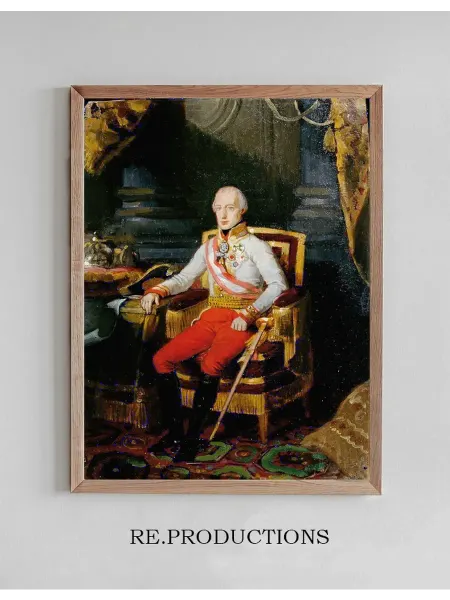 Re.productions Постер Kaiser Franz I. von Österreich - Johann Peter Krafft