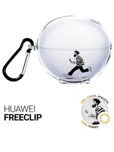 Чехол на Huawei FreeClip с принтом В погоне за задачами, hst