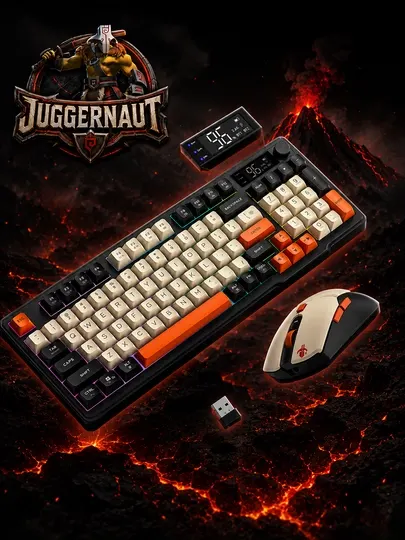 Игровой комплект FREEWOLF T96 pro, беспроводная клавиатура, мышь и смарт-экран