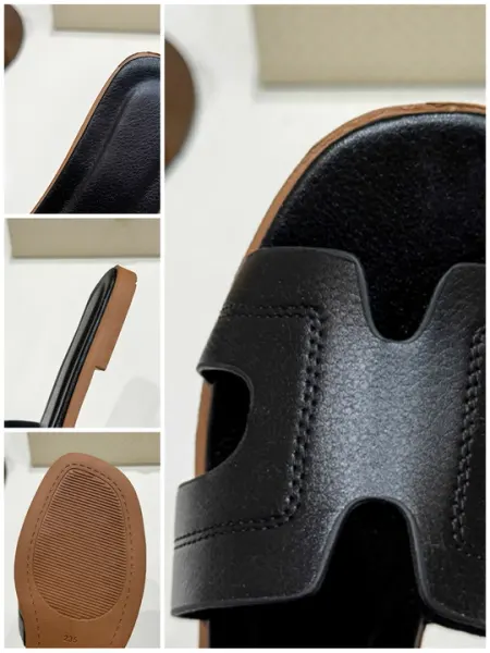 Тапочки женские летние в стиле Hermes 36–41. Модные женские шлепки маломерят на 1 размер - Женские шлепанцы и сланцы
