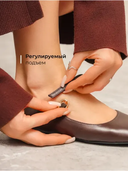 Женские осенние балетки, квадратный носок, мягкая стелька, эко-кожа, легкие, удобные - Женские балетки