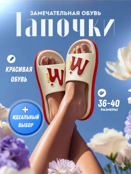Женские тапочки - Женские шлепанцы и сланцы
