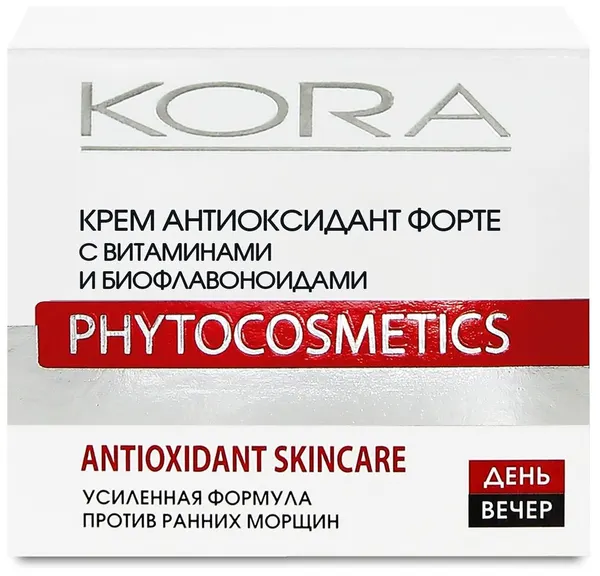 Kora Крем антиоксидант форте для лица с витаминами и биофлавоноидами 3013 50 мл