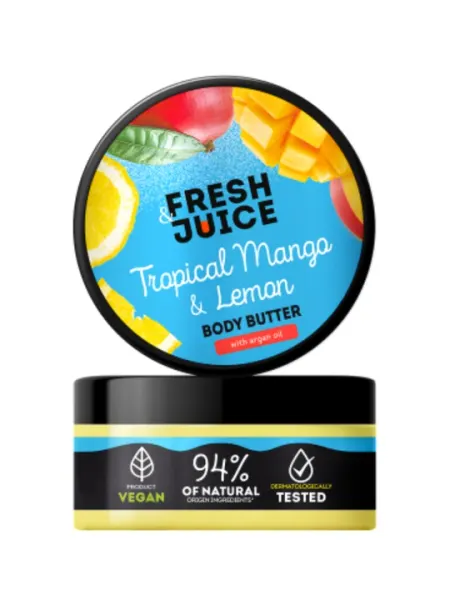 Крем-масло для тела, интенсивное увлажнение и питание, Fresh Juice , 200 мл