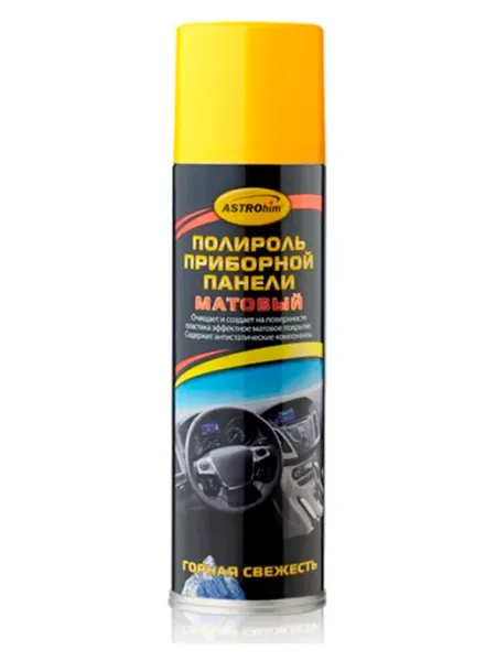 Полироль пластика матовый горная свежесть спрей ASTROHIM