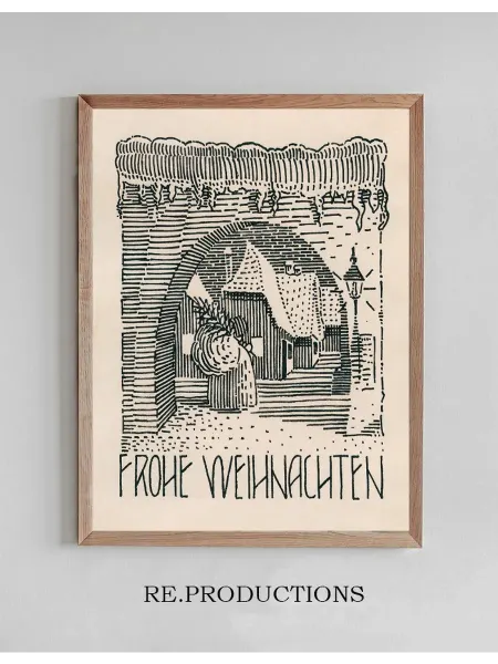 Re.productions Постер Frohe Weihnachten - Karl Wiener