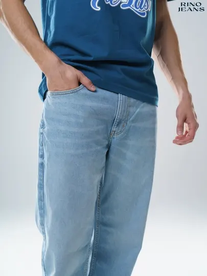 Джинсы светлые для мужчин, "Frost Stone" Rino Jeans