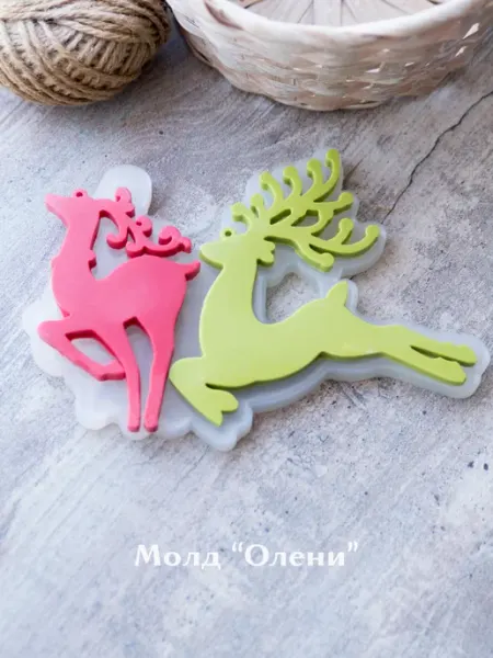 Молд Олени Формы для шоколадных роз mrMold