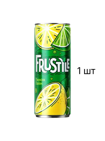 FRUSTYLE Напиток газированный лимон-лайм, 500мл, 3 шт