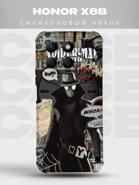 Чехол на Honor X8B Человек-паук Нуар комикс spider noir PRINTberries