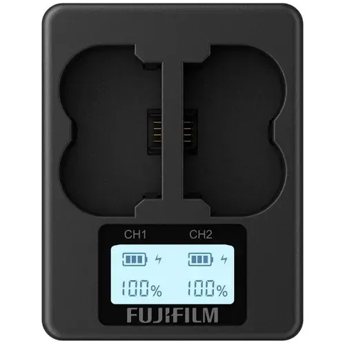 Fujifilm Зарядное устройство для аккумуляторных батареек, черный