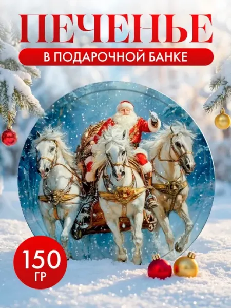 Печенье сдобное ж б "Зимняя прогулка", 150г Сладкая сказка