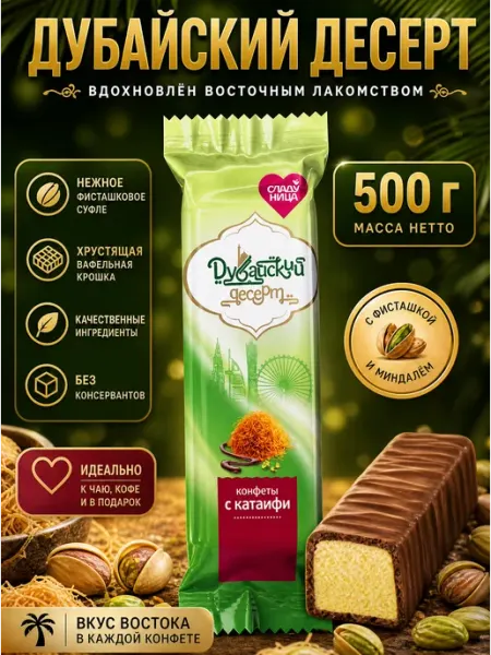 Конфеты Дубайский десерт с катаифи Ким-Кан сладости