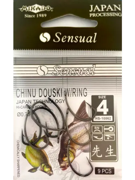 Карповые крючки для рыбалки MIKADO CHINU DOUSKI № 4 КРЮЧОК рыболовный