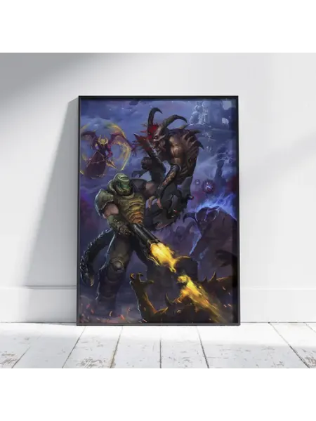Плакат Дум (Общие 8) - Постер A4 30x21 см HEAVEN POSTER