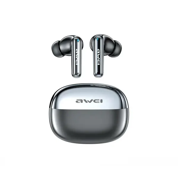 Беспроводные наушники Awei T92 Smart AI TWS с функцией перевода, 144+ языков, Bluetooth, ENC, IPX6, черные
