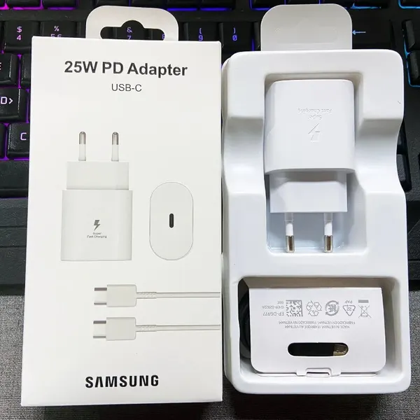 Блоки питания Samsung 25W PD Adapter USB-C (копия) быстрая зарядка