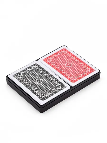 Карты игральные пластиковые Lucky flower, 2 колоды по 54 шт, 8.7×5.7 см